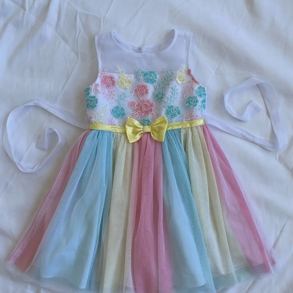 Jona Michelle Special Occasion Toddler Dress Size 4 - Picture 5 of 10